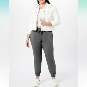 NWT The Drop Women's Grace Supersoft Stretch Rib-Cuff Jogger